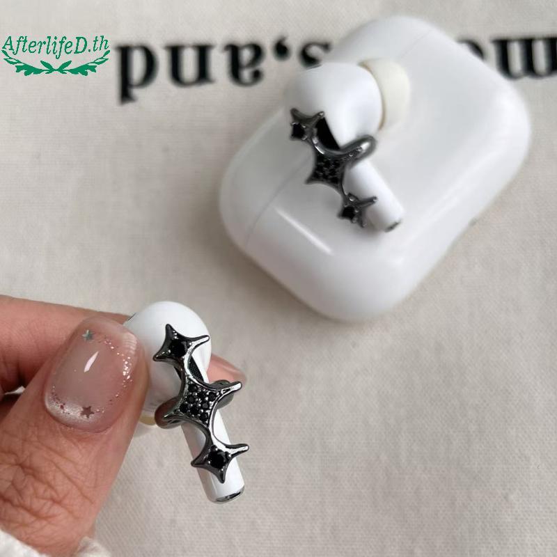 AF 1 ชิ้นส่วนบุคคลโลหะ Starry Earhook หูฟังตกแต่งหูฟังคลิปอุปกรณ์เสริม DIY หูฟังตกแต่ง A