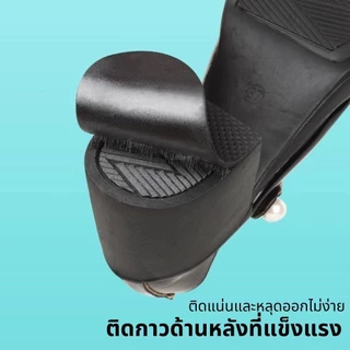 BLIVO แผ่นรองด้านล่างรองเท้า, ตัวป้องกันพื้นรองเท้ากันลื่นแบบมีกาวในตัว, รองเท้าซ่อมที่ทนทาน เบาะกันลื่น