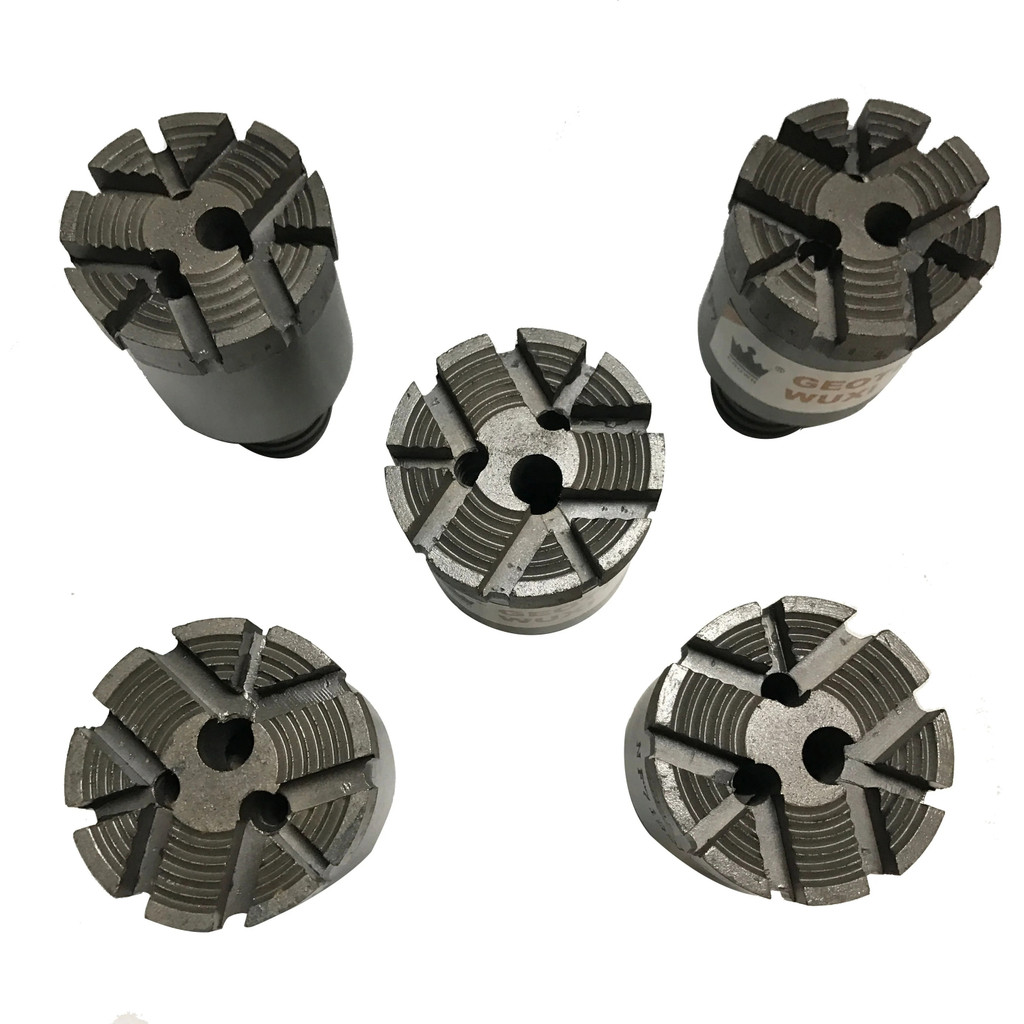 Aq Bq Nq Hq Pq เหล็กคาร์บอนเพชรเจาะ Bits ใหม่ Non-Coring Bit สําหรับขุดปลอมการประมวลผล 1 PC MOQ สีดํ