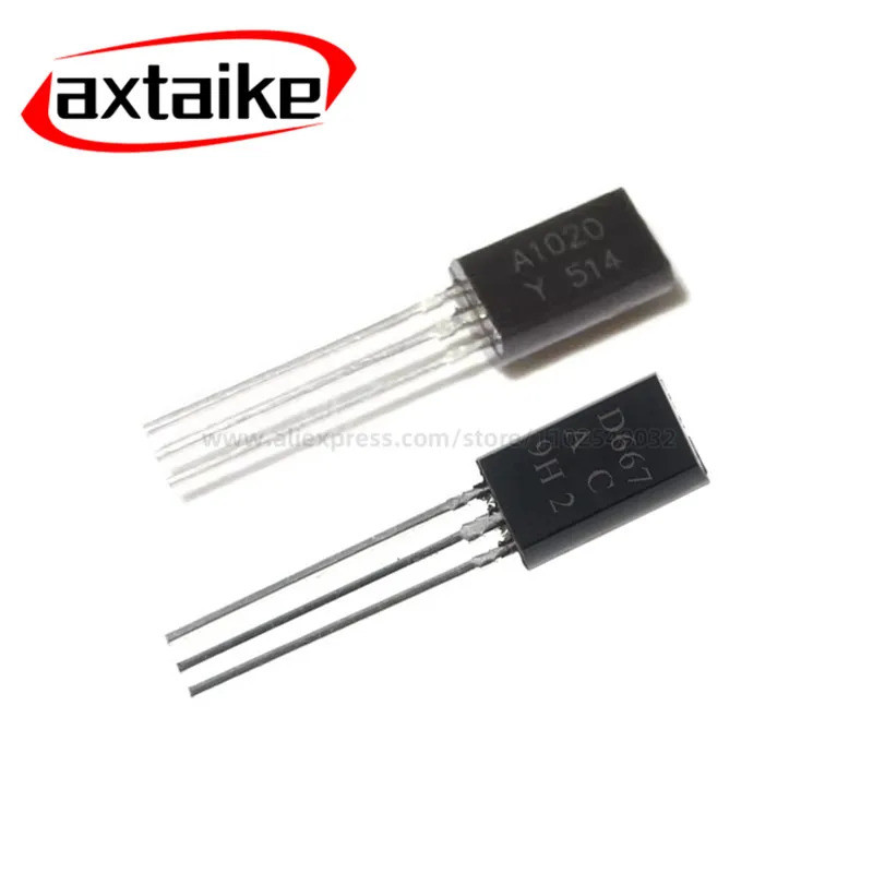 50PCS 2SD667 2SB647 TO-92L 2SA1013 A1020 A1145 A1384 C2229 C2328 C2383 C2482 C2655 C2705 -Y DIP ทราน