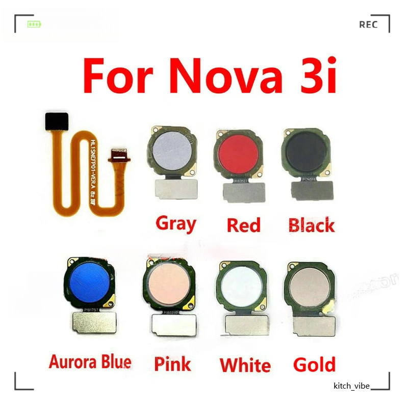 เซ็นเซอร์ลายนิ้วมือคุณภาพ Touch ID Flex สําหรับปุ่ม Home Huawei Nova 3i
