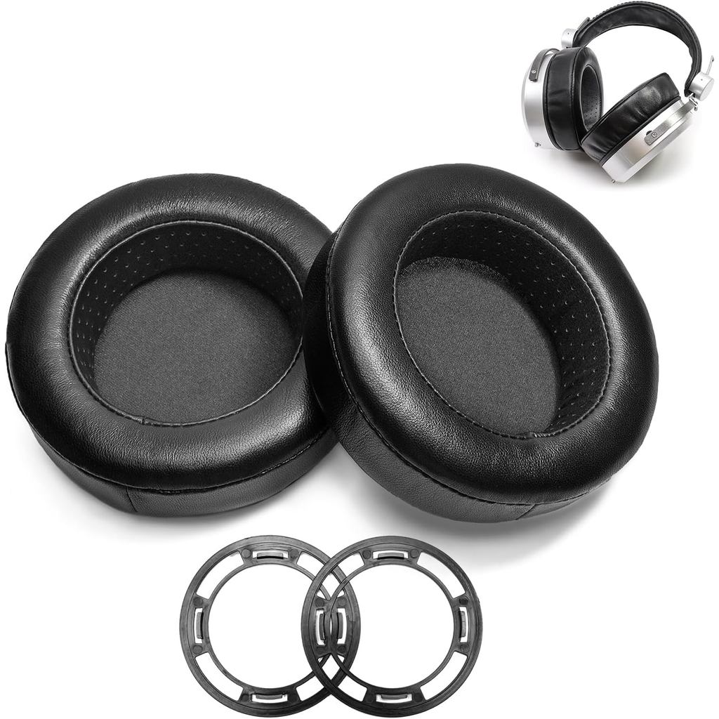 หนังแกะพรีเมี่ยมแผ่นรองหูฟังโฟมเบาะใช้งานร่วมกับ Hifiman SUNDARA HE400 HE400SE 400I 400S HE560 560I 