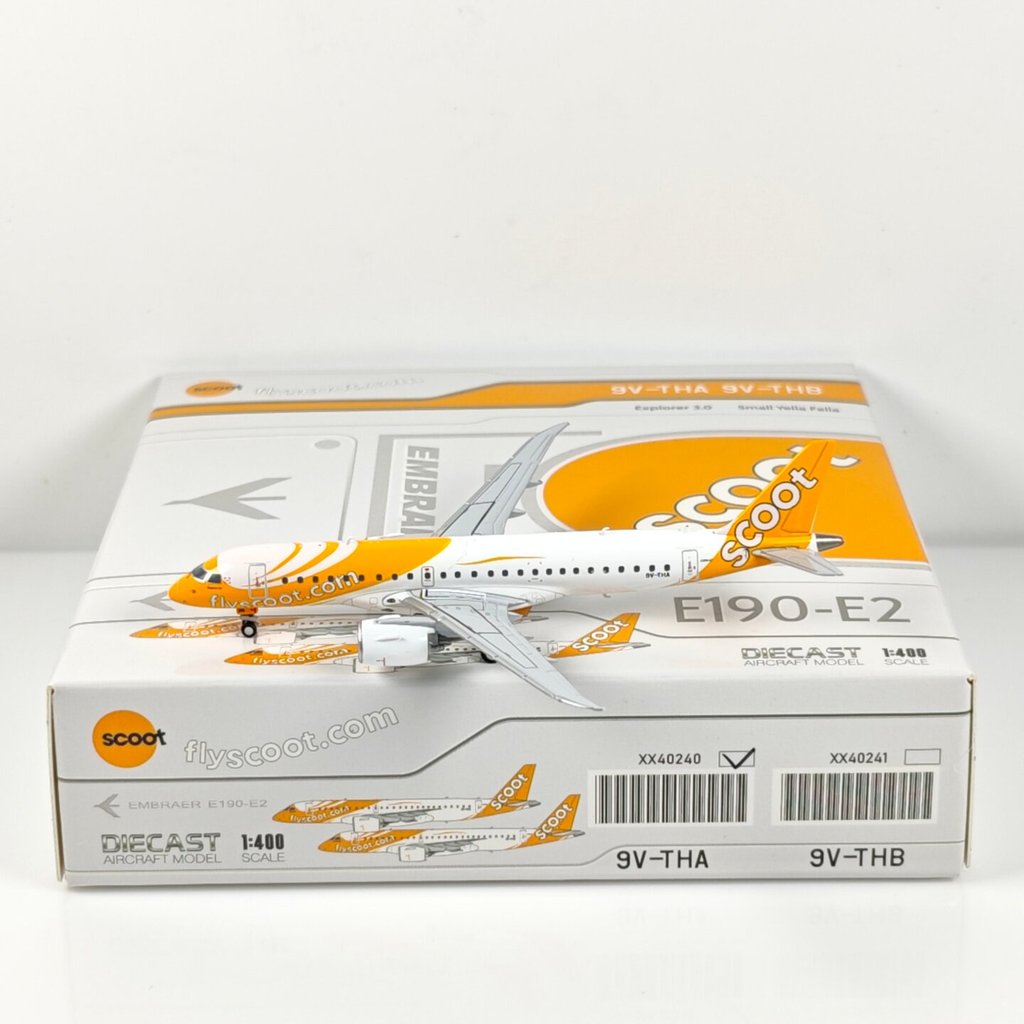 JC Wings XX40240 1: 400 Cool Airlines ERJ-190-E2 9V-THA โมเดลเครื่องบินโลหะผสม