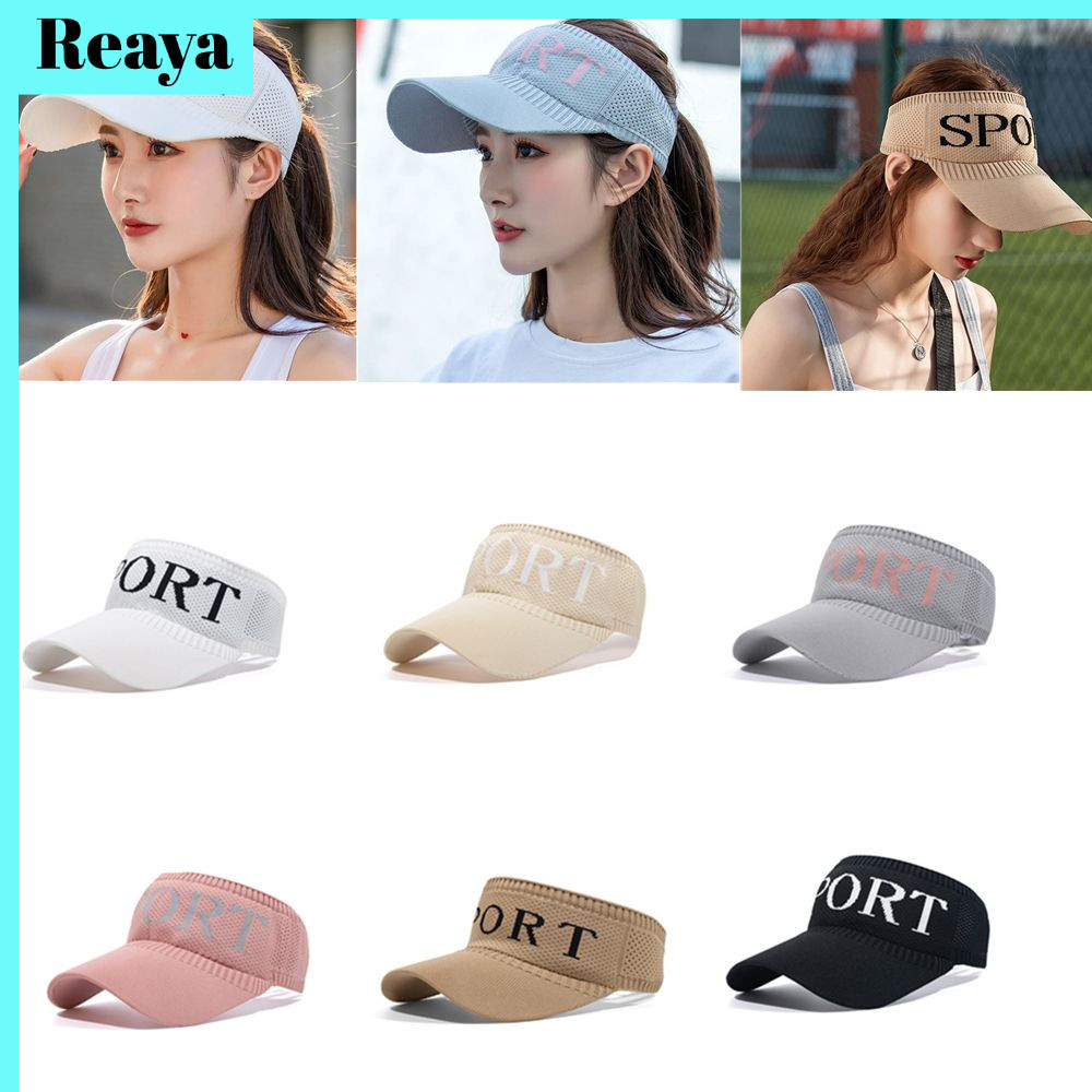 REAYA Sun Hats Golf Cap Tennis Cap ปรับได้