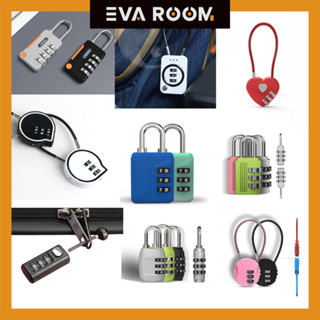กุญแจแบบตั้งรหัส แม่กุญแจคล้องประตู กุญแจกระเป๋าเดินทาง ล็อค…