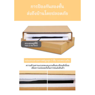 จัดส่งด่วนในกรุงเทพฯ LEDกระจกห้องน้ำรูปวงกลมควบคุมด้วยการสัมผัสและมีไฟสามสี ขนาด 50/60ซม.