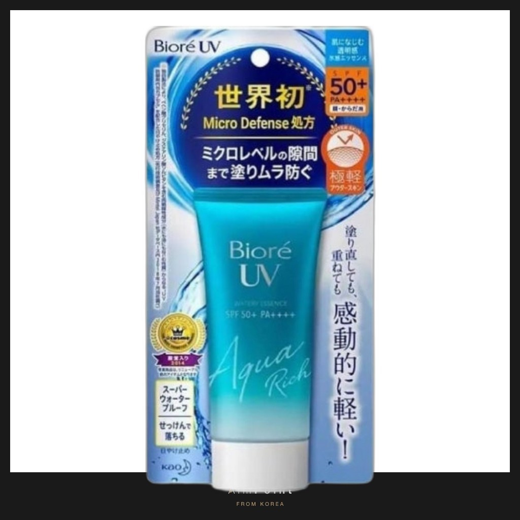 [biore] UV Aqua Rich Sunscreen, 50ml, 1pc / Korean Sunscreen SPF50 / Water-Based / ของแท้ 100% โดย A