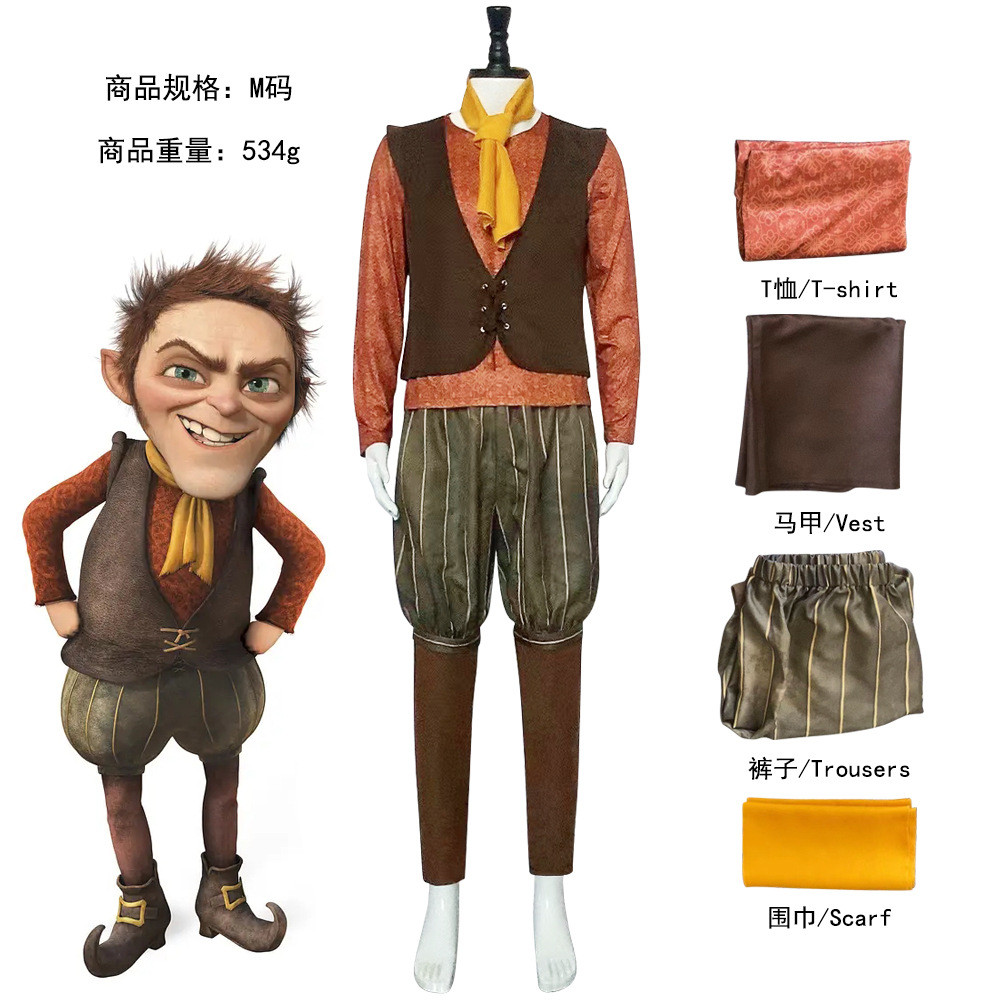 ชุดคอสเพลย์ Monster Shrek และ King Midget Monster สำหรับHALLOWEEN