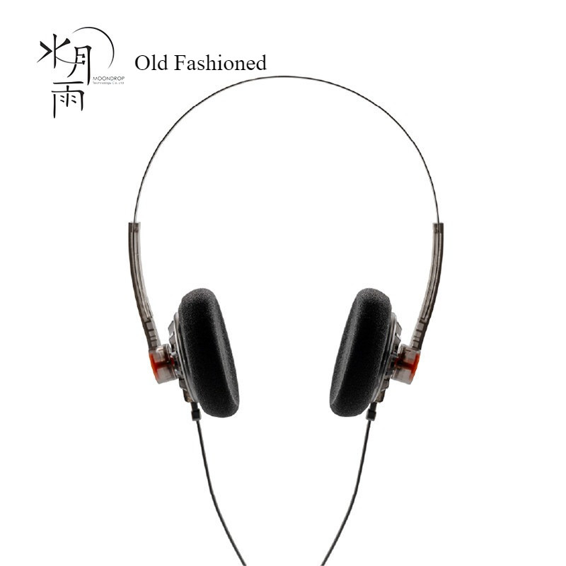 MOONDROP Old Fashioned Open-back Over-Ear Hi-Fi Headphones Retro in-Ear Design 0.78 มม.3.5 มม.สายปลายเดี่ยว