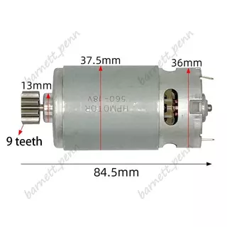 18/24V Brushed 560 Hedge Trimmer มอเตอร์ 9 ฟัน D-Type Hedge Trimmer Tea Leaf กรรไกรชาซ่อมเครื่องมอเตอร์