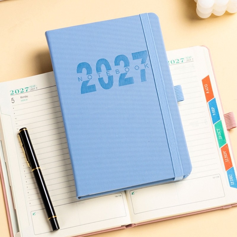 ดี 2027 Planner Journal Schedule Notebook Work Planner การออกแบบตามหลักสรีรศาสตร์สําหรับทุกวัน