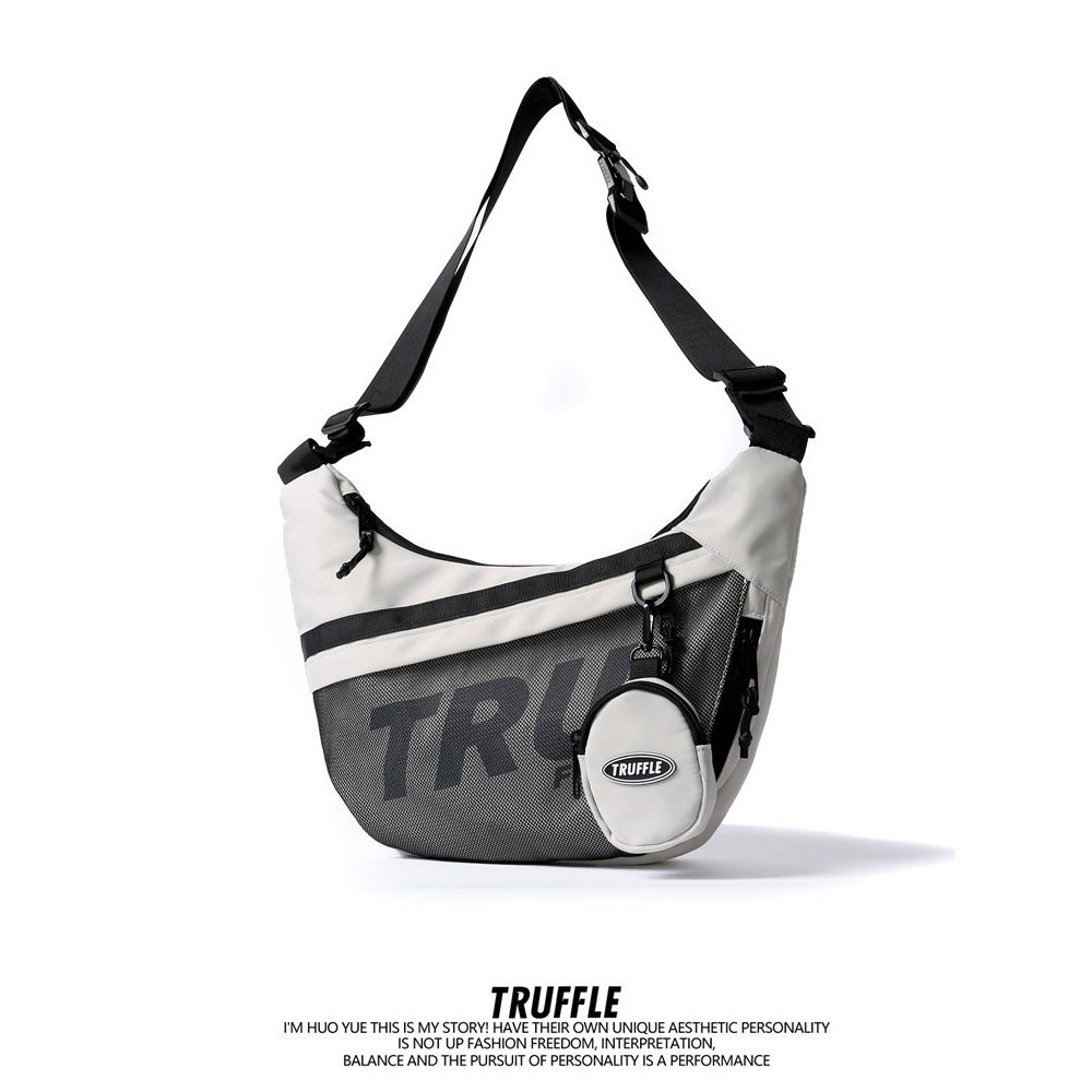 TRUFFLE Street Wear Messenger Bag Men Large Capacity Travel Leisure Dumpling Bag Women Lightweight S
