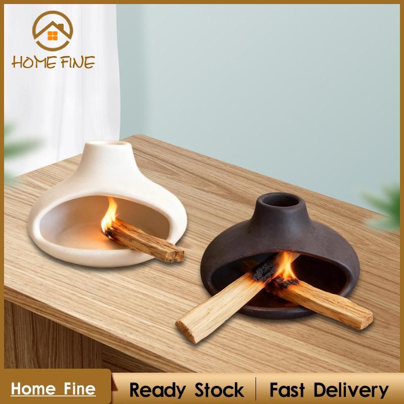 [Katarina_x] เซรามิค Burner Sage Holder การทําสมาธิตกแต่ง Smudge Bowl Cone Burner สําหรับเดสก์ท็อปพิ