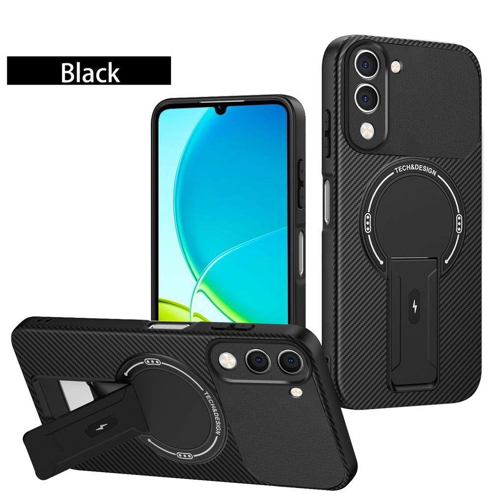 สําหรับ Vivo VIVO Y05/Y11D Y29s 5G กรณี Vivo Y04 เคสโทรศัพท์ Vivo Y04s ฝาครอบ Vivo Y19e กรณีคาร์บอนไฟเบอร์ Stent เคสโทรศัพท์