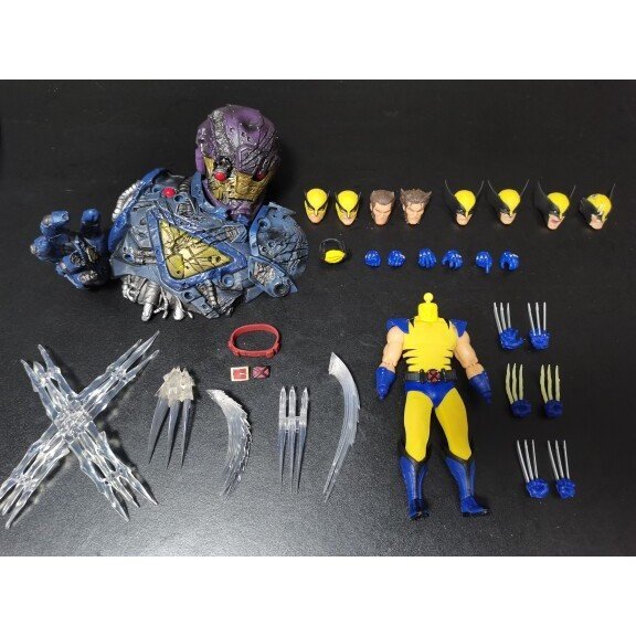 Wolf 20 ซม. Deluxe Edition อุปกรณ์เสริม King Kong Patching Police x แปดหัว 23 ซม. mizco Wolf