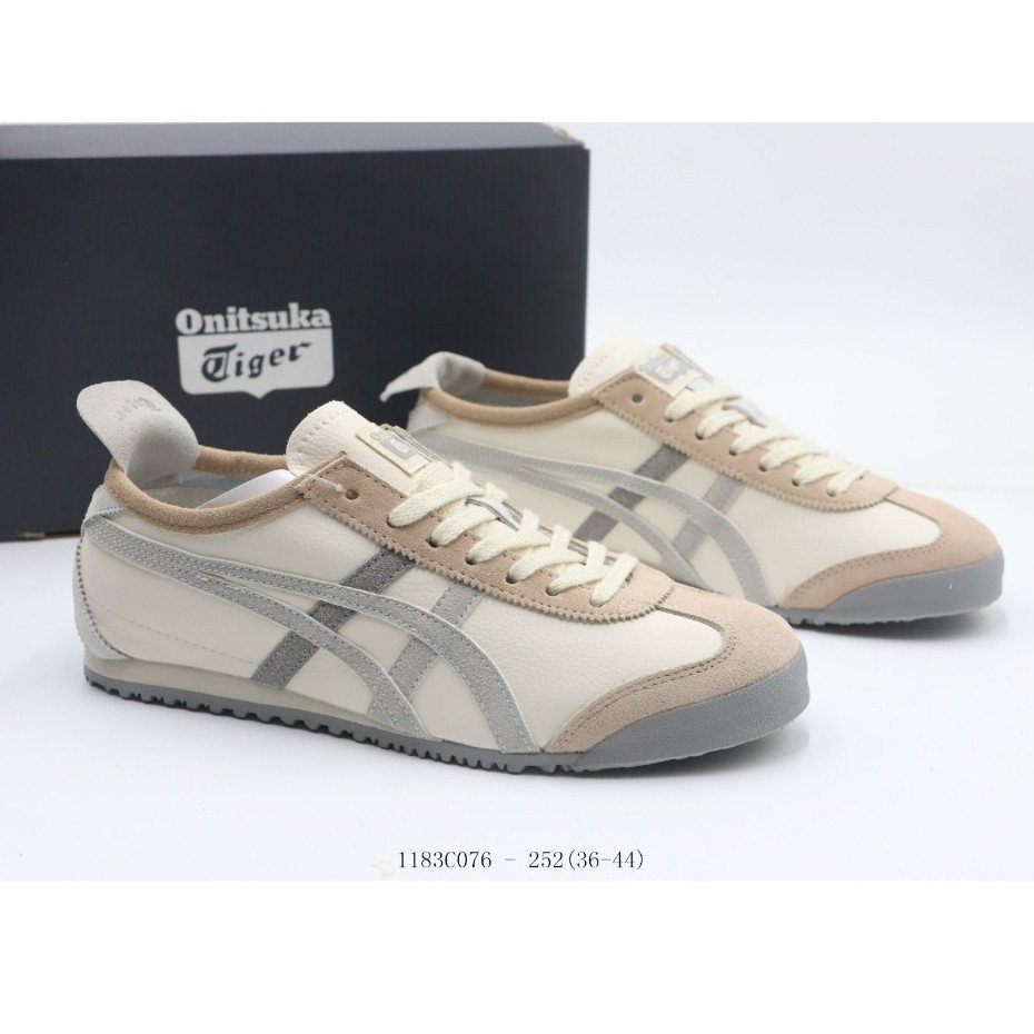ใหม่ Onitsuka MEXICO 66 รองเท้าลําลองสําหรับผู้ชายและผู้หญิง รองเท้าเสือ # Mexico66 # รองเท้าลําลอง 