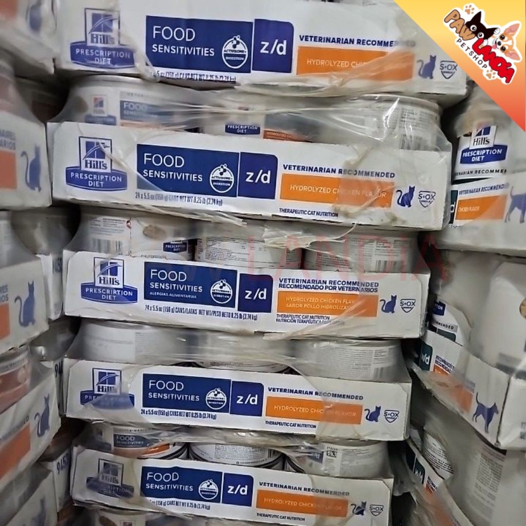 {จำนวน 12 กระป๋อง x 156g} Hill's z/d สำหรับแมว {Exp.10/2027}