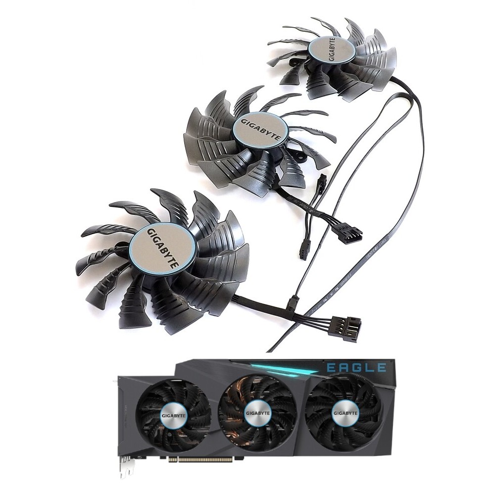GIGABYTE嘉 RTX3080 3080TI 3090 EGLE/VISION พัดลมการ์ด