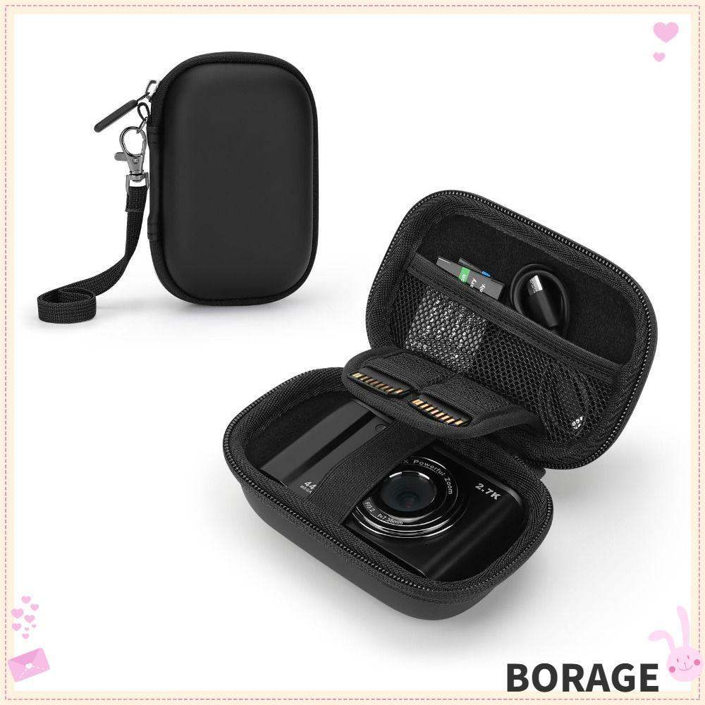 BORAG กระเป๋าเดินทาง, EVA Shell Anti-fall กล้องเก็บ,แบบพกพาน่ารักกันกระแทก Plush Padding SD Card Sto