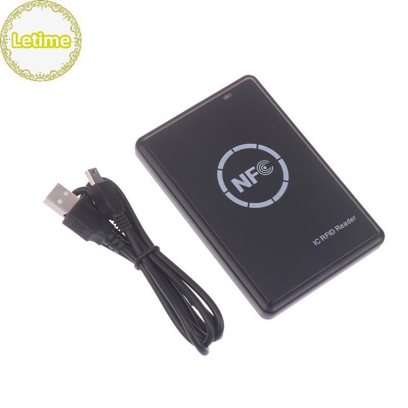 Letime Desktop NFC Card Reader Writer USB Programmer สําหรับระบบควบคุมการเข้าถึงสํานักงานที่มีประสิท