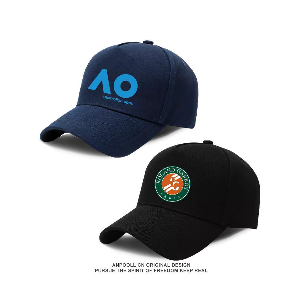 💥Australian Open,French Open, Wimbledon, US Open, หมวกฝึกซ้อม, ไม้กอล์ฟเทนนิส, ร่มเงา, หมวกทรงสูงอเน