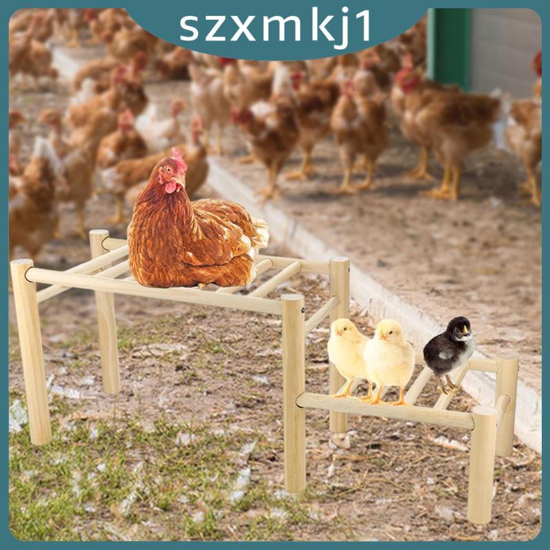 [Szxmkj1] คอนไก่สําหรับ Coop วัสดุไม้ Roosting Ladder Training Platform สําหรับไก่และนกฟาร์มเล่นกลางแจ้ง ราคา ถูกที่สุด ดีลบีเคเค แกลเลอรีภาพที่ 3