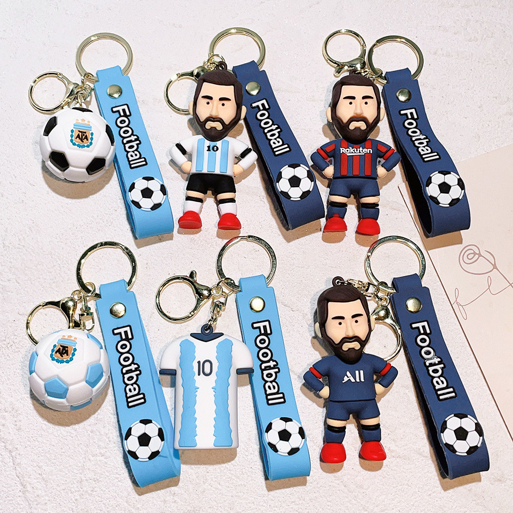 Lionel Messi Multi - Style & Argentina Team Elements จี้, พวงกุญแจส่วนบุคคล & สินค้าแฟนฟุตบอล​