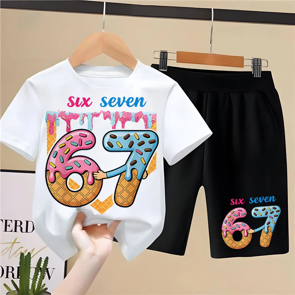 สูทเด็ก 6-7 ปี ชุดสองชิ้นจากผ้าฝ้ายแท้ เหมาะสำหรับเด็กชายและเด็กหญิง
