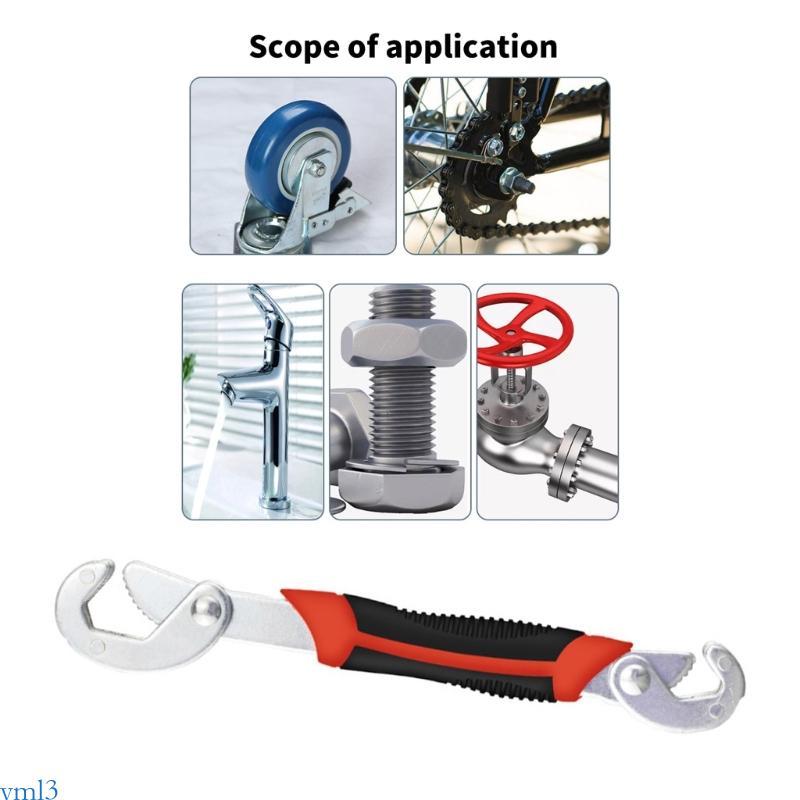 Adjustable Spanner Universal Wrench Quick Multifunction Grip Opening Wrench