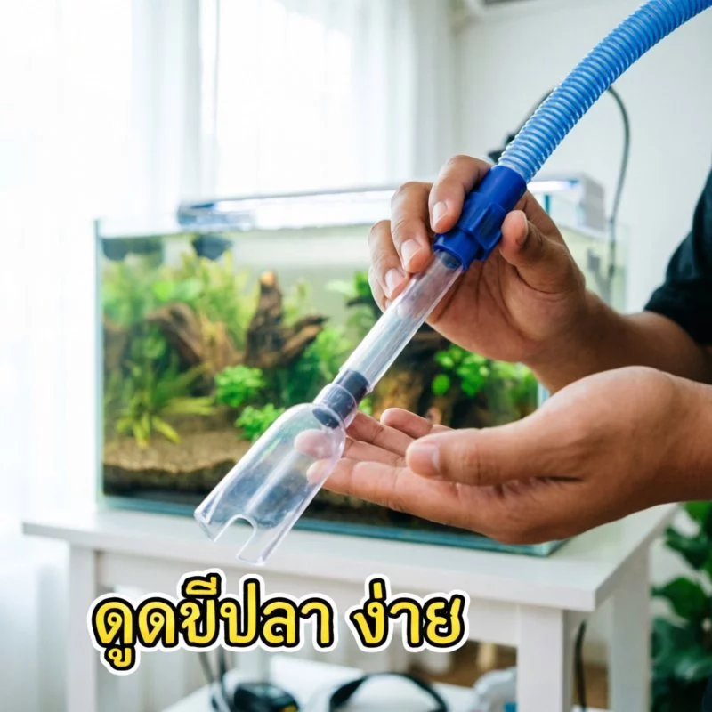 เครื่องดูดขี้ปลา ตู้ปลา เปลี่ยนน้ำตู้ปลา thumbnail 3