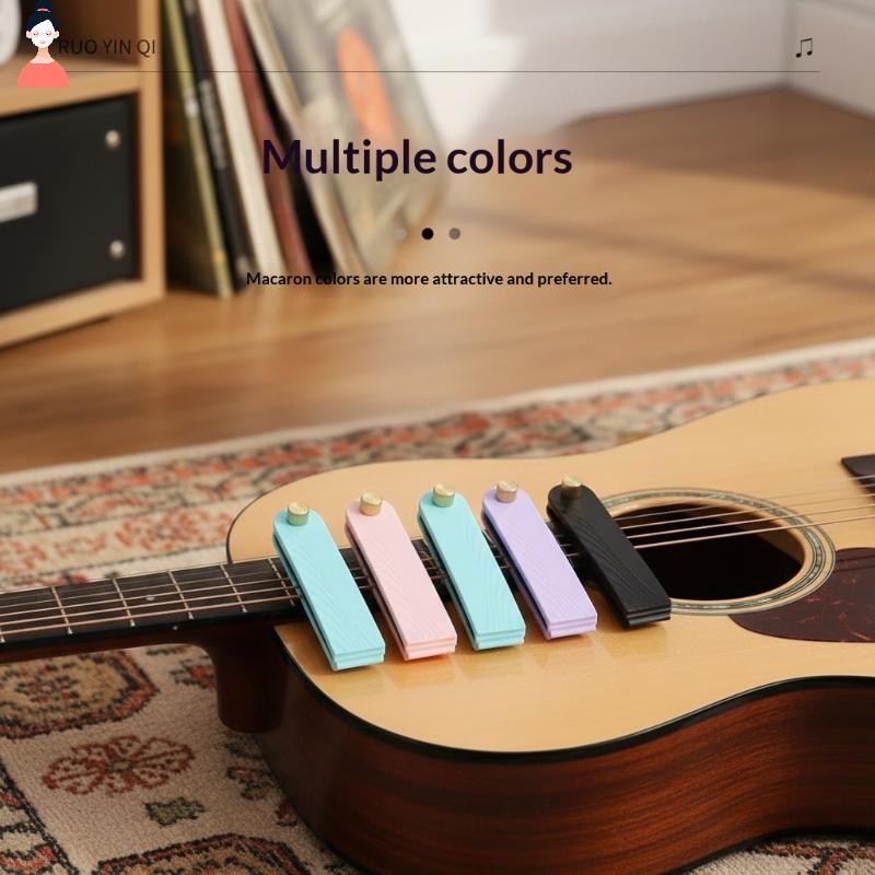 [WEE] ปฏิบัติกีตาร์ Silencer Mute Pad String Guard Non-disturbing กีตาร์แบบพกพา String Protector สํา