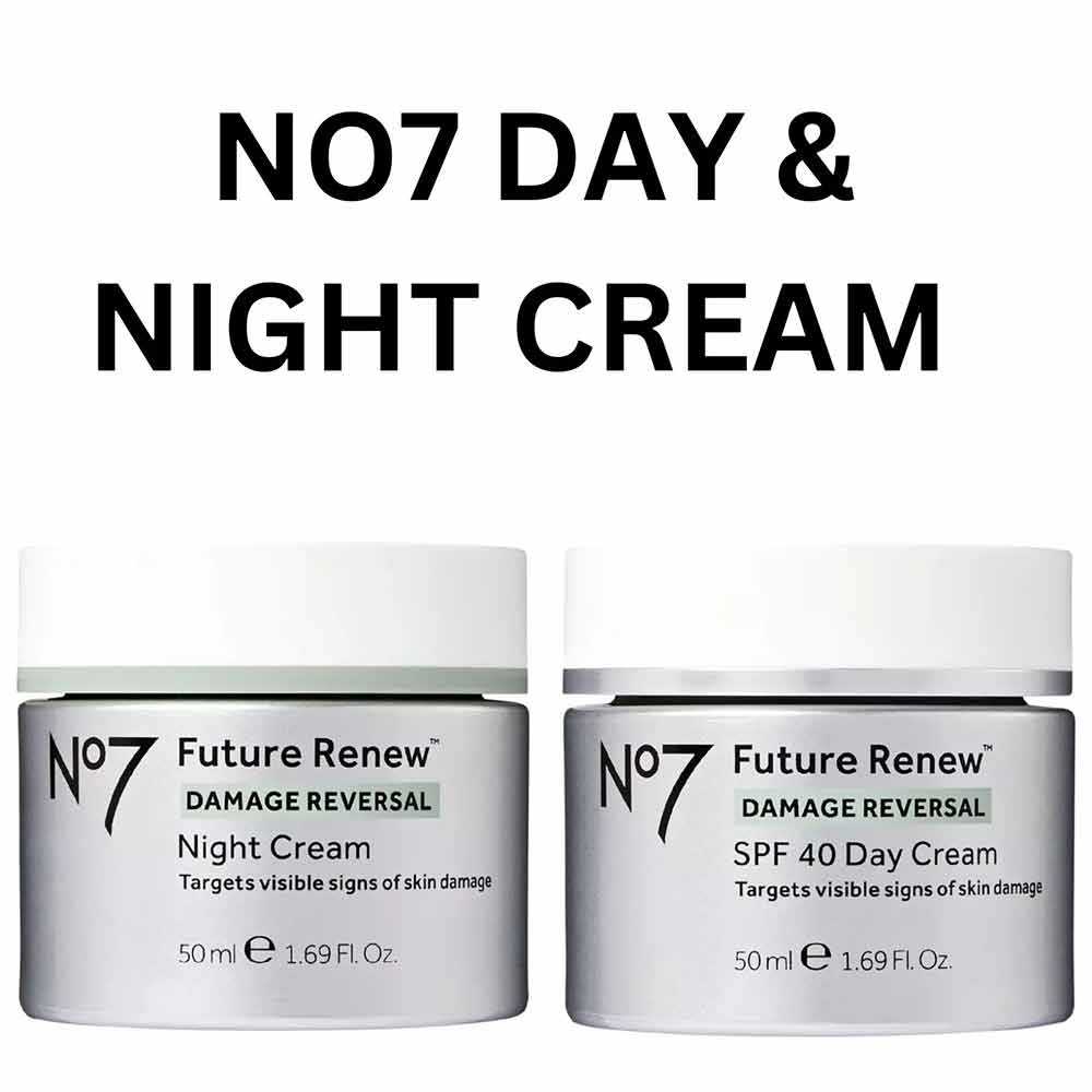 No7 FUTURE RENEW Damage Reversal Night Cream Day&Night Cream ใหม่เอี่ยม 50ml