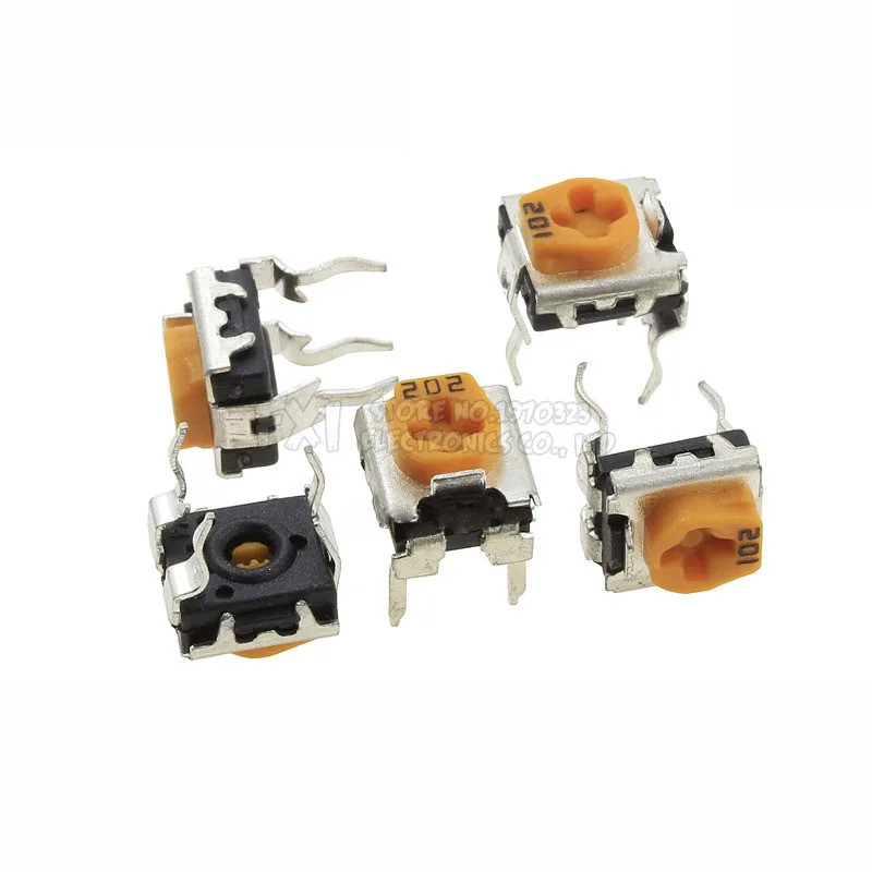 20pcs WH06-2C 100 200 500 1K 2K 5K 10K 20K 50K 100K 200K 500K 1M โอห์ม Trimmer Potentiometer variabl