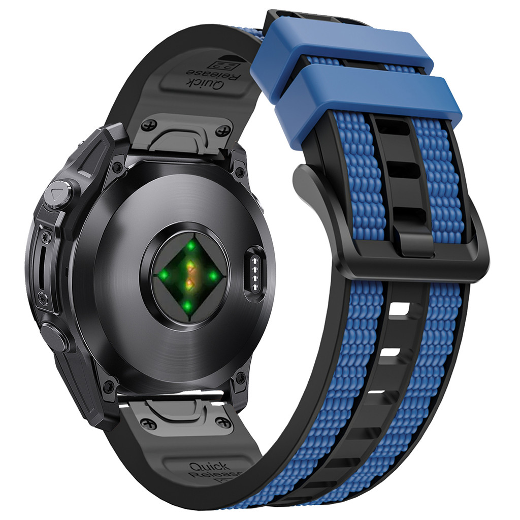 22 มม.26 มม.สายคล้องคอซิลิโคน QuickFit สําหรับ Garmin Descent G2 G1 Mk3i 51 มม.mk2i Mk2 สายนาฬิกา