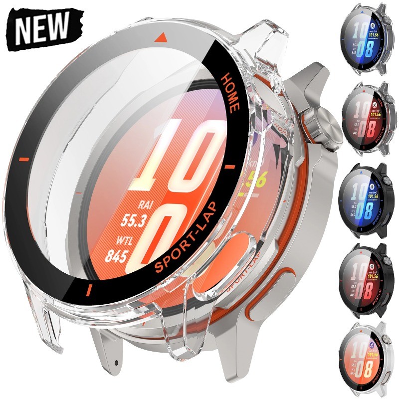 PC เต็มป้องกันกรณีสําหรับ Huawei GT Runner 2 แก้วป้องกันหน้าจอฝาครอบ Hard SHELL กรอบกันชน + ฟิล์มสําหรับ Huawei GT Runner2 สมาร์ทนาฬิกา SHELL