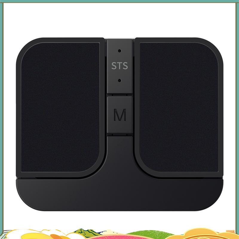 Mini Square Mouse Mini Mouse เมาส์คอมพิวเตอร์ไร้สาย Mini Capacitive Mouse สีดํา