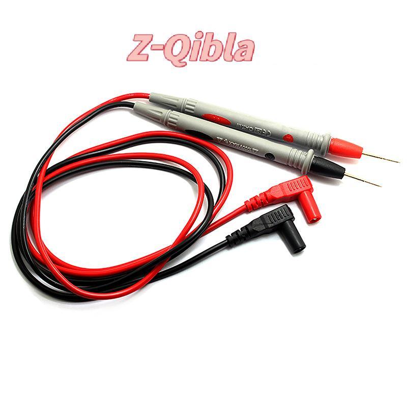 [Z-Qibla-t] 2 ชิ้น/เซ็ตเข็มซิลิโคนลวด gold-plate Tip Probe ทดสอบตะกั่ว Pin Universal Digital Multimeter Tester Lead Probe สายปากกา