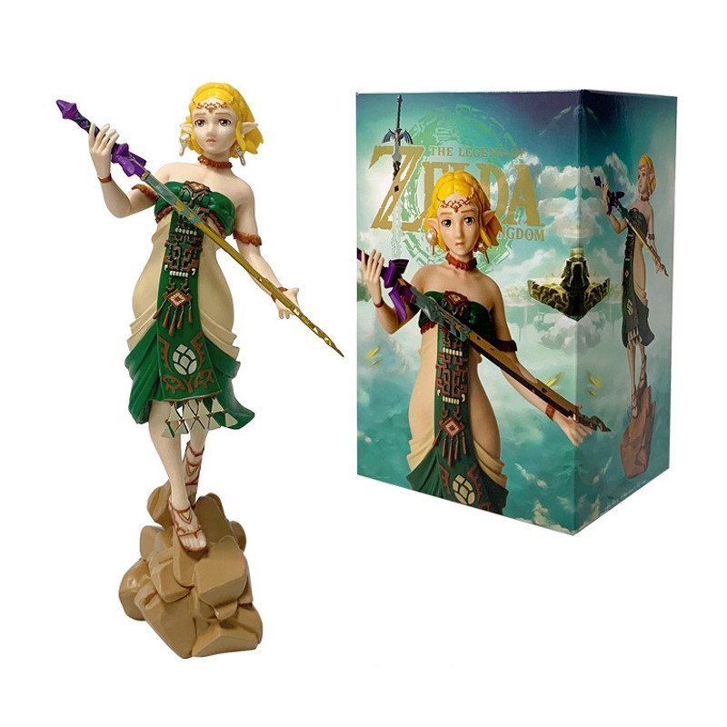 21 ซม.ญี่ปุ่นเกม Legend of Zelda: Tears of the Kingdom Princess Zelda of Hyrule PVC Action Figures รุ่นเดสก์ท็อปตกแต่งตุ๊กตาของเล่นของขวัญ
