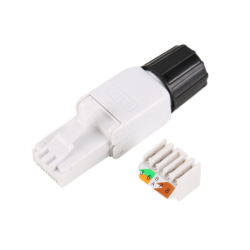 จํานวนมากราคาที่ยอดเยี่ยม cat6a ฟรีหัวคริสตัล UTP เครื่องมือฟรี Crimping CE Certification RJ45 คริสต