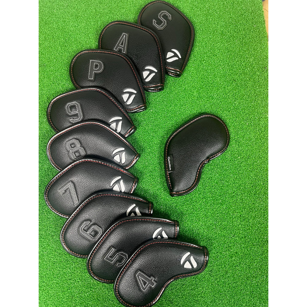 High-End Simple Golf Iron Cover Extended Version Club Cap Cover แม่เหล็กปิดหัวฝาครอบป้องกันผลิตภัณฑ์ใหม่ TAAP