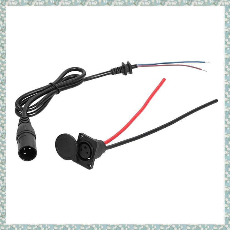 [h5bl3j6wj.ph] ขั้วต่อการชาร์จ E-Bikes 3 พินปลั๊กตัวผู้และตัวเมียสําหรับสกู๊ตเตอร์ไฟฟ้า E-Bikes สายเ