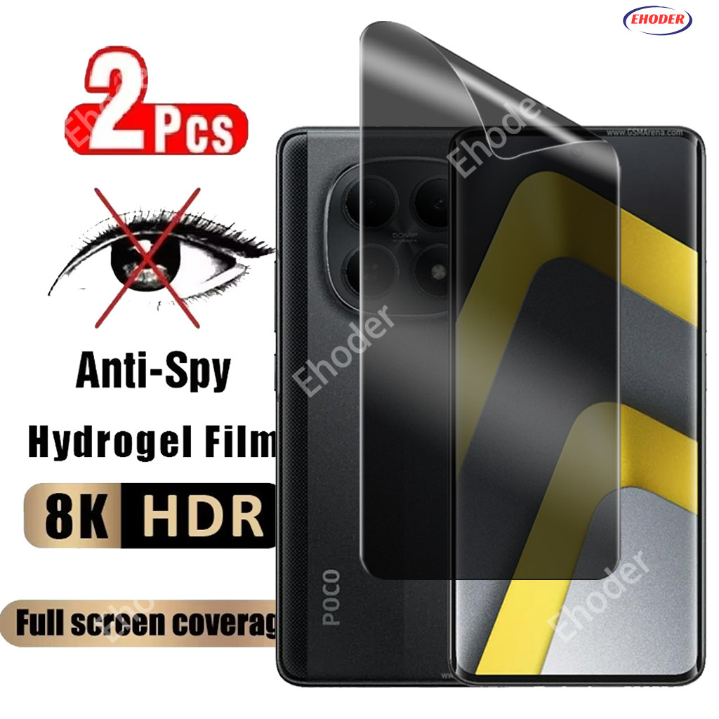สําหรับ POCO M8 Pro POCOM8 5G 2026 ความเป็นส่วนตัว Hydrogel ฟิล์มสําหรับ POCOM8Pro M8Pro 2510EPC8BG 25118PC98G Anti Peep หน้าจอป้องกันฟิล์ม