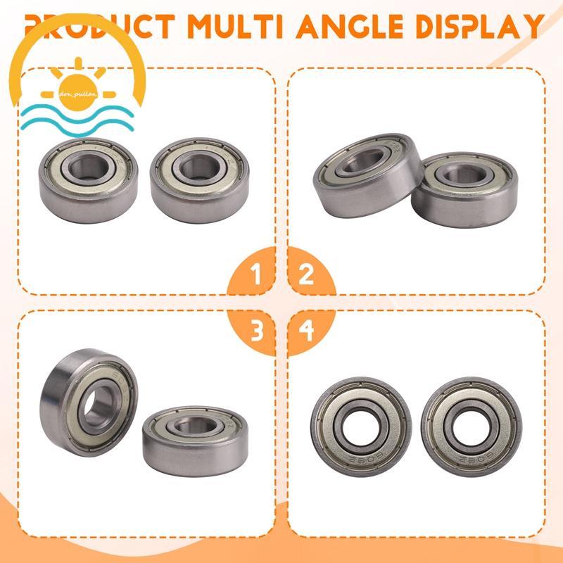 2 ชิ้น Single Shielded 608Z ตลับลูกปืนเม็ดกลมร่องลึกขนาดเล็ก ราคา ถูกที่สุด ดีลบีเคเค แกลเลอรีภาพที่ 7