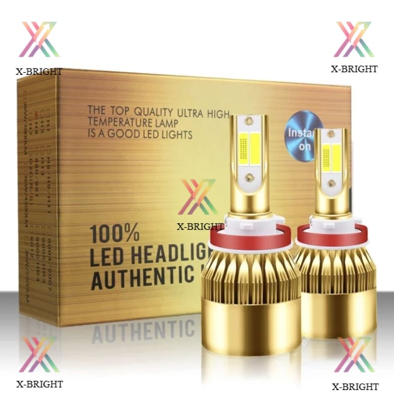X-BRIGHT 2 สี LED รถไฟหน้า H8 H9 H11 HB3 HB4 H1 H7 2 ชิ้น R311