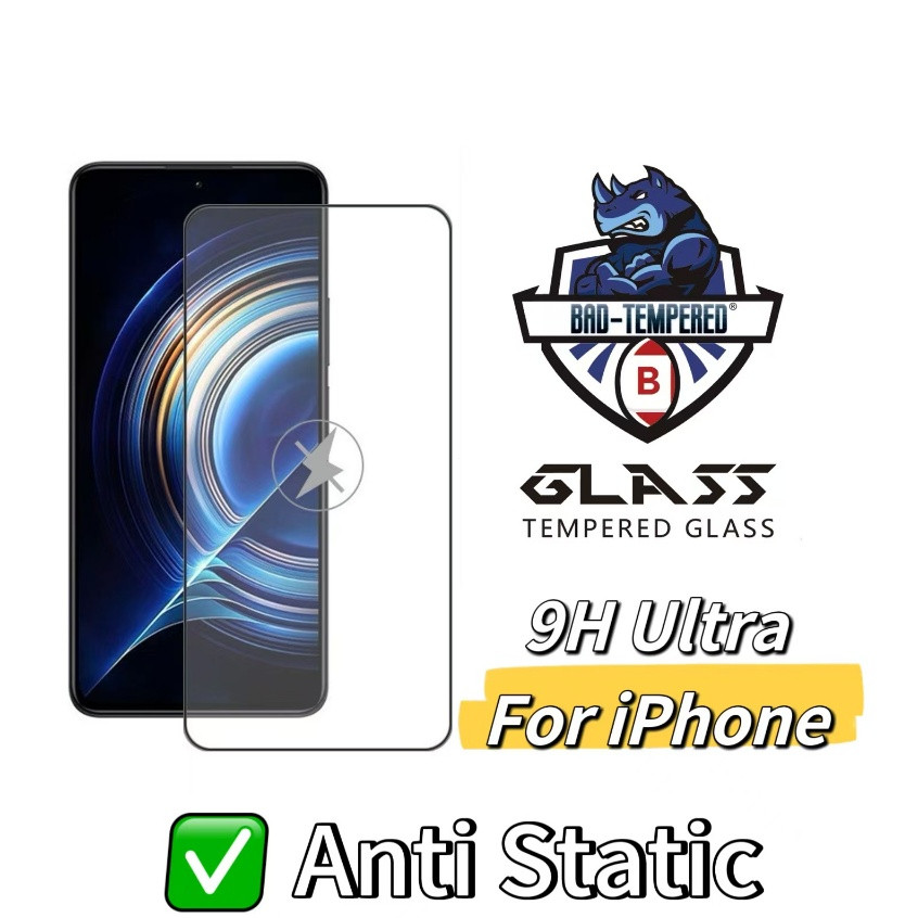 IPhone 9H Anti Static Ultraกระจกนิรภัยสําหรับ 17 16 15 14 13 12 11 Pro MAX XR 6 7 8 Plus