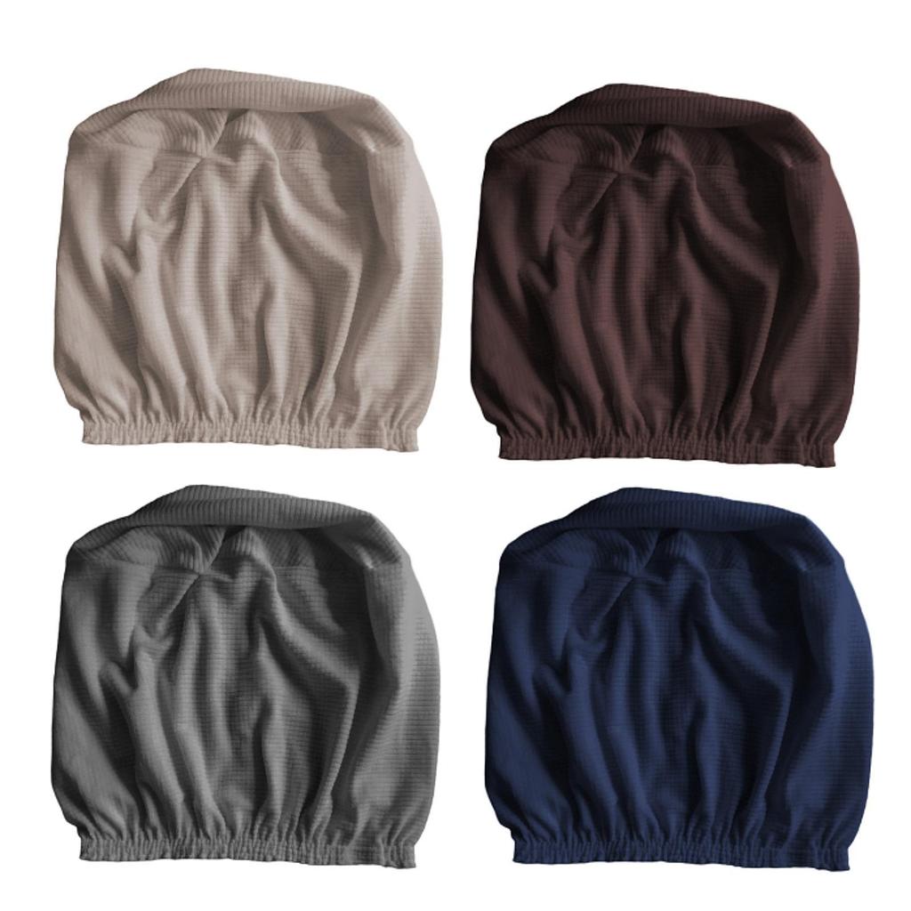 [mibum01eb] Stretch Ottoman Slipcover เฟอร์นิเจอร์ Protector Cover ซักเครื่องได้ด้วย Elastic Bottom 