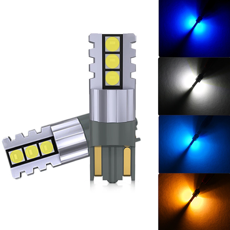 BINGOU หลอดไฟเลี้ยว LED T10 9v-30v 3030 6SMD สว่างมาก อุปกรณ์เสริม สําหรับติดป้ายทะเบียนรถยนต์ รถจัก