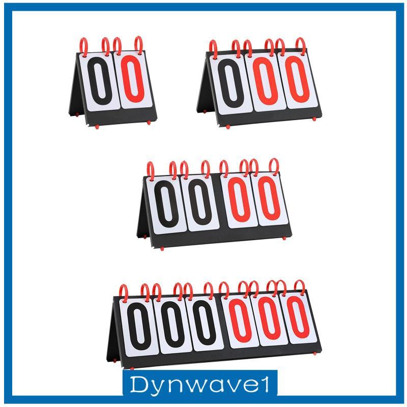 [Dynwave1] Flip Number Score Board Portable Score Keeper Tabletop Score Flipper สําหรับในร่ม