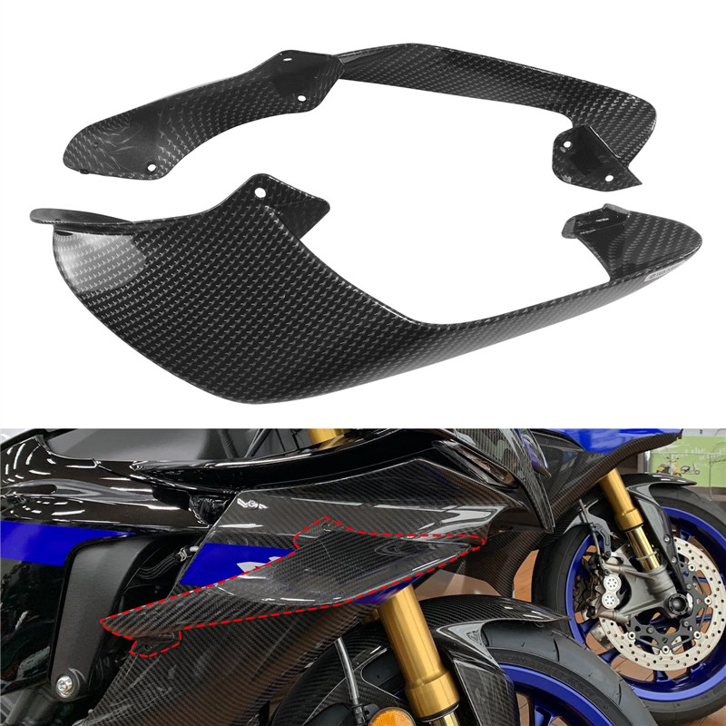 สําหรับYamaha YZF R1 R1M 2020 2021 2022 2023 2024 2025 ซ้ายและขวาปีกแผงFairingฝาครอบกรอบGuardสปอยเลอร์