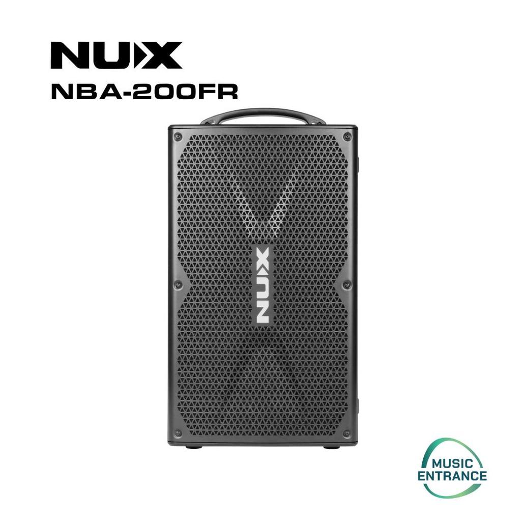 NUX NBA-200FR แอมป์ ลำโพง NBA200FR Busking แบบ FRFR มีแบตเตอรี่ Bluetooth ในตัว ใช้แสดงนอกสถานที่ได้